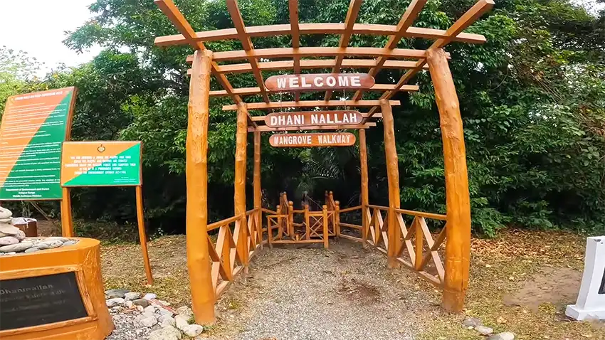 Dhani Nallah Mangrove welcome gate