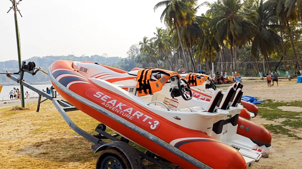 Jet Ski Ride in Corbyns Cove Beach hd
