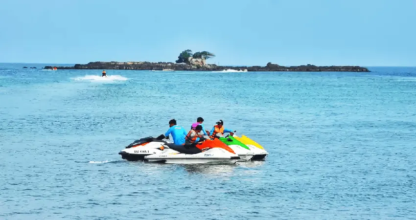Jet Ski Ride in Corbyns Cove Beach ride