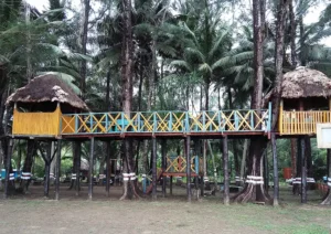 Karmatang Beach beach twin hut