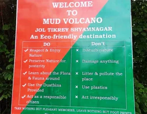 Mud Volcanoes Shyamnagar welcomegate